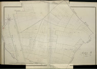 Plan du cadastre napoléonien - Atlas cantonal - Tailly : Bois Rouge (Le), B