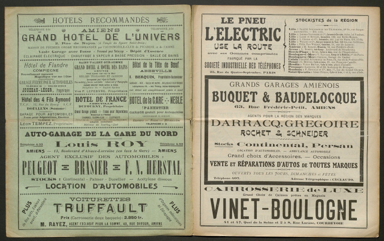 Automobile-club de Picardie et de l'Aisne. Revue mensuelle, 5e année, mars 1909