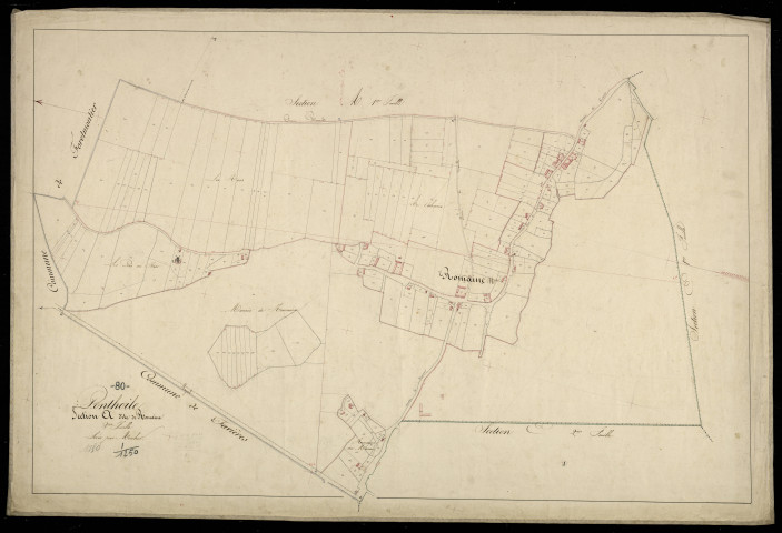 Plan du cadastre napoléonien - Ponthoile : Romaine, A2