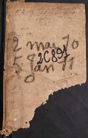 Contrôle des actes du bureau de Conty pour la période du 2 mai 1710 au 5 janvier 1711