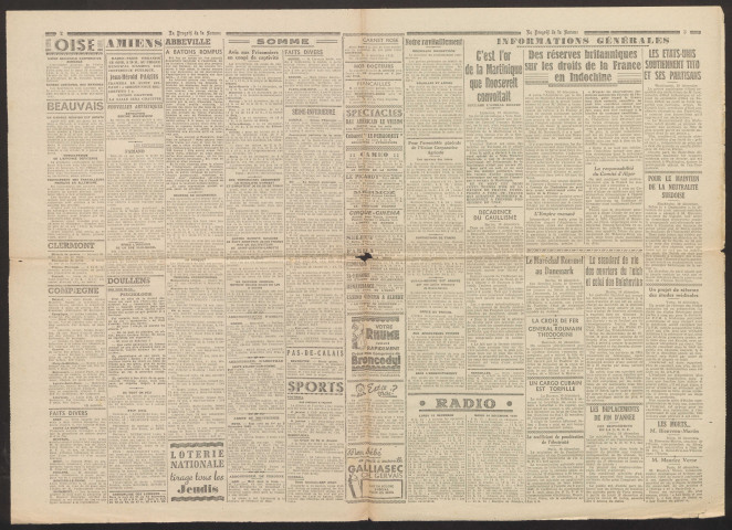 Le Progrès de la Somme, numéro 23148, 12 - 13 décembre 1943