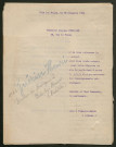 Témoignage de Guérin, Henri et correspondance avec Jacques Péricard