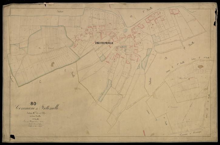 Plan du cadastre napoléonien - Frettemeule (Frettemolle) : Village (Le), C2