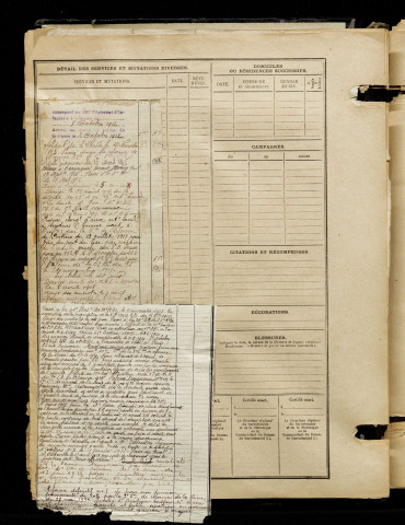 Courier, Adrien Auguste, né le 18 mai 1891 à Gézaincourt (Somme), classe 1911, matricule n° 22, Bureau de recrutement d'Abbeville