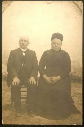 Portrait d'un couple âgé