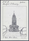 Montfort-L'Amaury (Yvelines) : l'église Saint-Pierre - (Reproduction interdite sans autorisation - © Claude Piette)