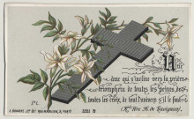 Âme qui s'incline vers la prière triomphera de toutes les peines, de toutes les croix, de tout l'univers s'il le faut. La Croix rédemptrice
