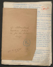 Témoignage de Alsembach-Fraikin, Gaston (Sous-lieutenant) et correspondance avec Jacques Péricard
