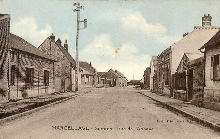 Marcelcave. Rue de l'Abbaye