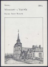 Wiencourt-l'Equipée : église Saint-Nicolas - (Reproduction interdite sans autorisation - © Claude Piette)