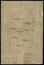 Plan du cadastre napoléonien - Harbonnieres : tableau d'assemblage