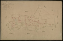 Plan du cadastre napoléonien - Tincourt-Boucly : Pâture du Moulin à l'Eau (La) ; Chef-lieu (Le), D1
