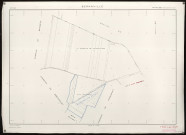 Plan du cadastre rénové - Bernaville : section ZB