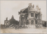 27 MARS 1917. CHAUNY (AISNE). HOTEL DE VILLE