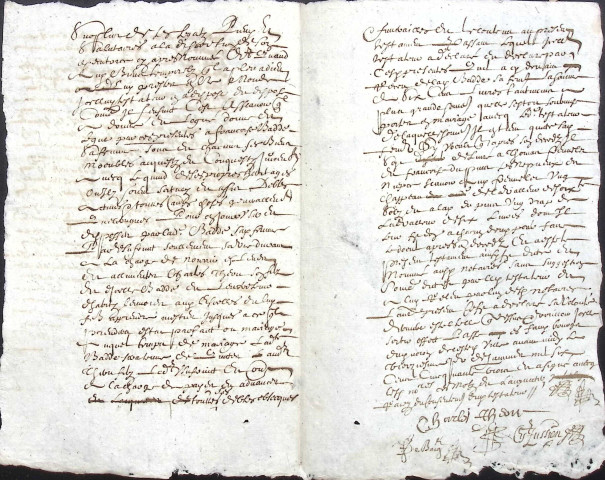 Etude de Me François De Saint-Fuscien à Amiens (étude n°18). Minutes de l'année 1653
