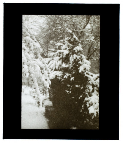 Amiens la Hotoie effet de neige - février 1934