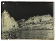 Lourdes vue prise au bord du Gave - septembre 1899