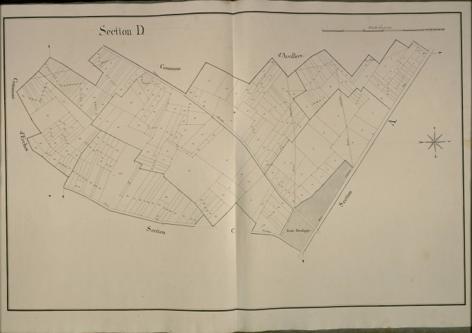 Plan du cadastre napoléonien - Bouchoir : D1