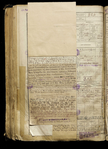 Danzelle, Georges Henri Alfred, né le 07 janvier 1895 à Amiens (Somme), classe 1915, matricule n° 824, Bureau de recrutement d'Amiens