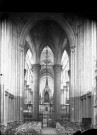 Rouen (Seine-Maritime). Intérieur de la cathédrale : le pourtour du choeur