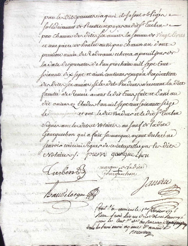 Etude de Me Louis François Janvier à Amiens (étude n°2). Minutes de l’année 1776