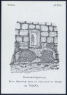Huchenneville : petit oratoire au hameau de Inval - (Reproduction interdite sans autorisation - © Claude Piette)