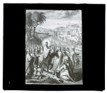 Evangile entrée de Jésus-Christ à Jérusalem - gravure de Lechard