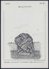 Bavelincourt : menhir - (Reproduction interdite sans autorisation - © Claude Piette)