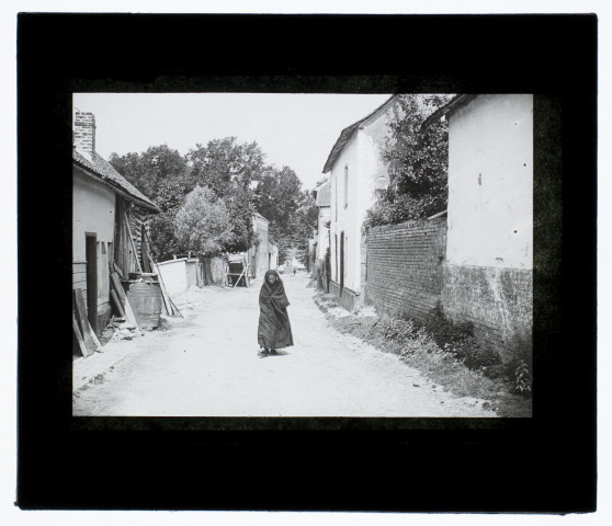 Une rue à Bettencourt-Saint-Ouen - juillet 1901