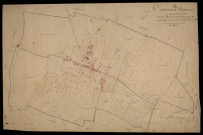 Plan du cadastre napoléonien - Bayencourt : Montaigue ; Argillière (L') ; Bois de Bataille (Le), A et B