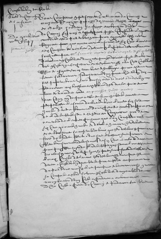 Etude de Me Antoine Limeux à Amiens (étude n°11). Minutes des années 1647-1649