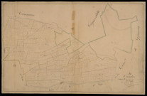 Plan du cadastre napoléonien - Candas : Hayette (La) ; Champ Roussel (Le), A2