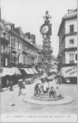L'horloge et la rue des Vergeaux
