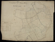 Plan du cadastre napoléonien - Warvillers : Sud (Le), C