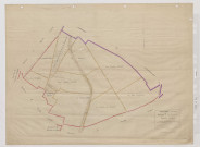 Plan du cadastre rénové - Proyart : section X