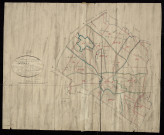 Plan du cadastre napoléonien - Quesnel (Le) (Quenel) : tableau d'assemblage