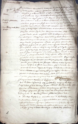 Etude de Me Antoine Ricard à Amiens (étude n°25). Minutes de l'année 1666