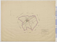 Plan du cadastre rénové - Bergicourt : tableau d'assemblage (TA)