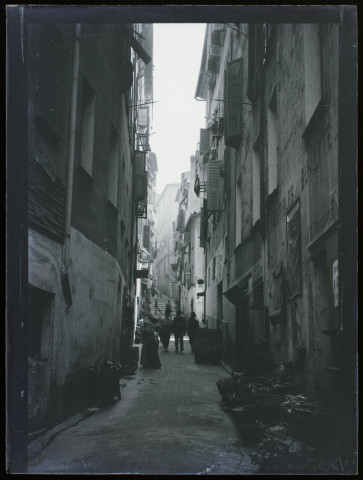 Vieille rue à Nice - avril 1905