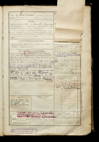 Henne, François, né le 28 février 1901 à Neuville-Saint-Vaast (Pas-de-Calais), classe 1921, matricule n° 1579, Bureau de recrutement d'Amiens