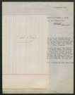 Témoignage de Five, A. (Colonel) et correspondance avec Jacques Péricard