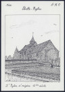 Belle-Eglise (Oise) : l'église d'origine XIIe siècle - (Reproduction interdite sans autorisation - © Claude Piette)