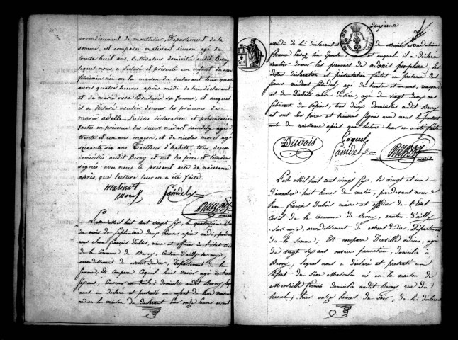 Berny-sur-Noye : naissances, mariages, décès (1827-1870)