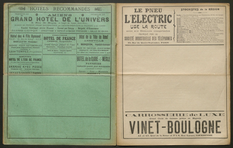 Automobile-club de Picardie et de l'Aisne. Revue mensuelle, 5e année, septembre 1909