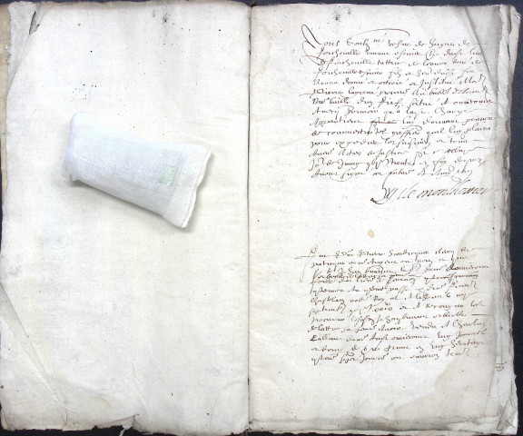 Etude de Me Pierre Lagrene à Amiens (étude n°4). Minutes des années 1630-1635