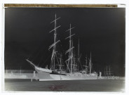 Grand vaisseau à voiles à Dunkerque - mai 1896