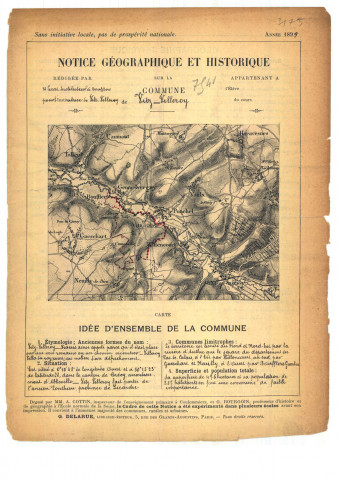 Villeroy (Vitz) : notice historique et géographique sur la commune