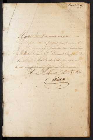 Maison d'arrêt d'Abbeville. Prévenus, condamnés et détenus. Registre d'écrou : sans numéro d'écrou. 28 octobre 1826 - 02 août 1828