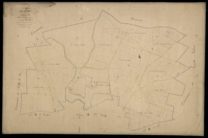 Plan du cadastre napoléonien - Titre (Le) : Garenne (La), A