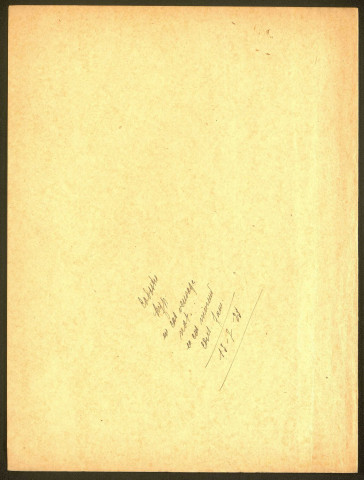 Feuillères. Demande d'indemnisation des dommages de guerre : dossier Lefèbvre-Ringeval